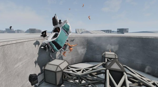 成为“地狱见笑”分娩用具的《车祸模拟器》，比各人假想中更硬核